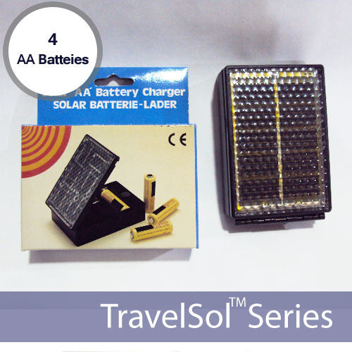 TravelSol 2AA Battery Charger – USA Solar Store by IGS CA Inc