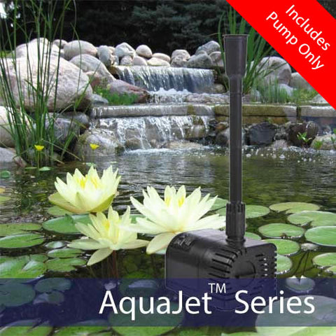 AquaJet Pro Solar Fountain Submersible Pump 12-24V