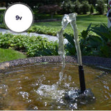 Solar Water Fountain Pump with Battery Backup 9V AquaJet Pro Kit